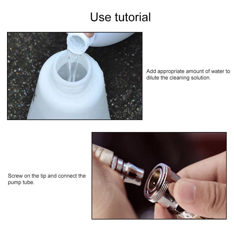 1055453626974 high pressure car detailing tool for auto interior and upholstery cleaning