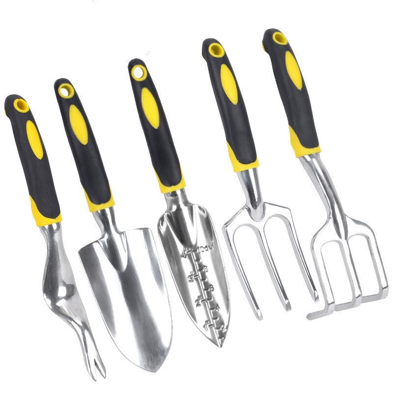 1074385710419 garden planting tools family set 3 piece aluminum alloy shovel and potting tool kit