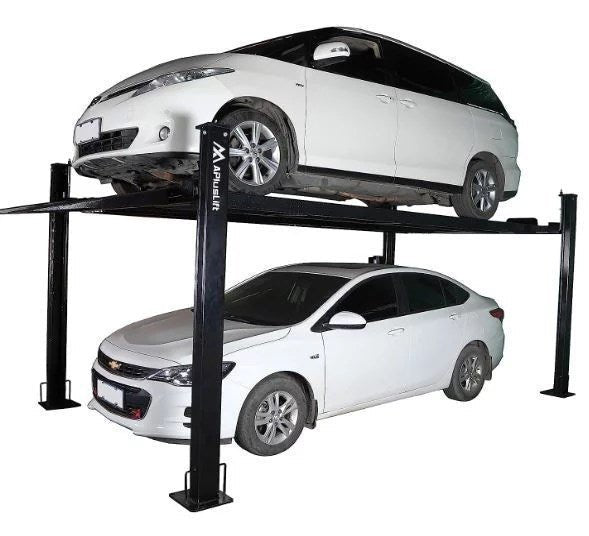 11-2-1-1-1-1 apluslift hw 8s 8,000lb 4 post portable storage car lift