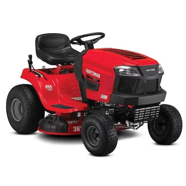 craftsman t100 36 inch 11.5 hp gas riding lawn mower briggs & stratton engine manual 7 speed transmission