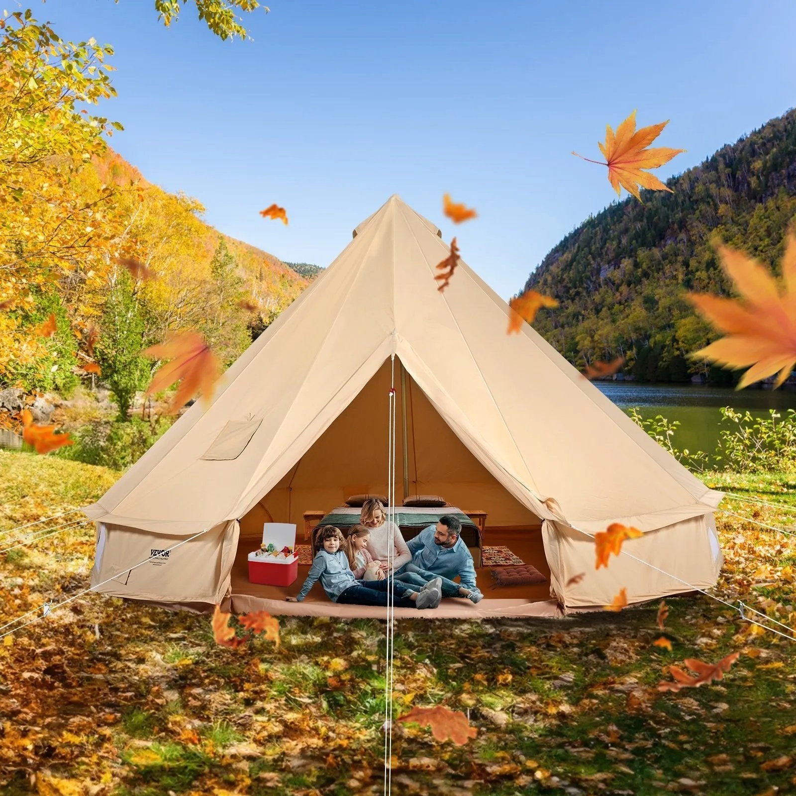 vevor canvas bell tent