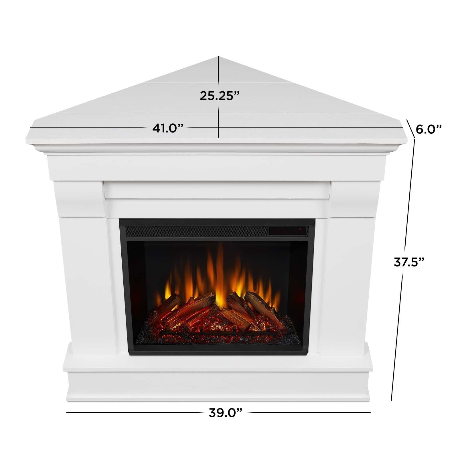 163-1 real flame chateau corner electric fireplace