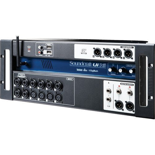 soundcraft ui16 16 input remote controlled digital mixer