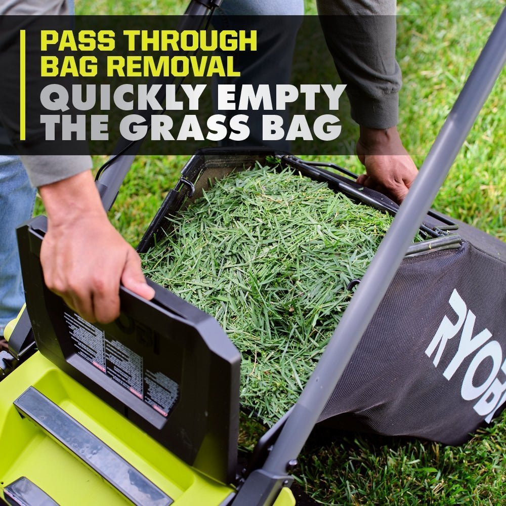 183 ryobi 40v hp brushless 20 in. cordless battery walk behind push mower with 6.0