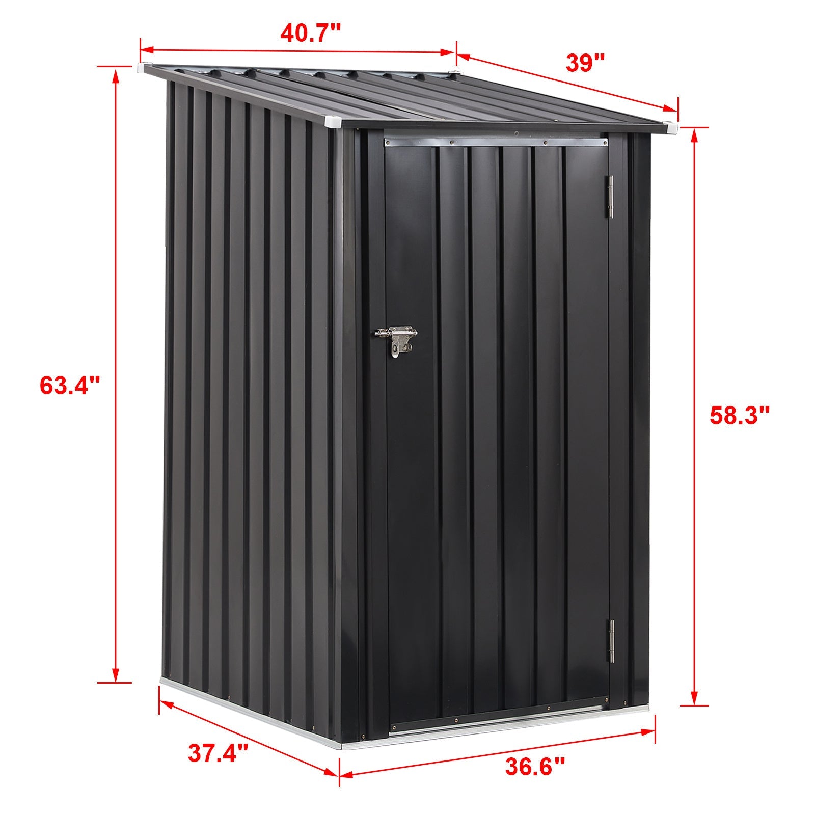 1856906978992066560 metal firewood storage shed