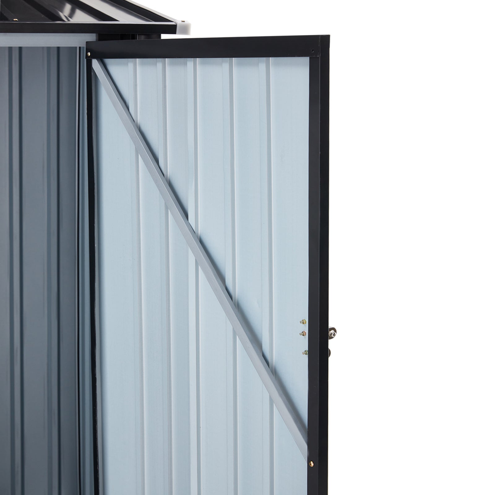 1856907003738460160 metal firewood storage shed
