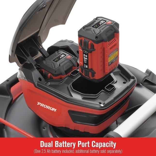 1c3ee960-e118-4f8c-a1e1-13f4ec48b3de prorun 60v 21 in. steel deck cordless push lawn mower with 2.5 ah battery and charger