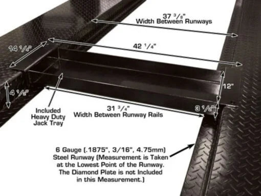 2-10 atlas garage pro8000 8,000 lb 4 post lift