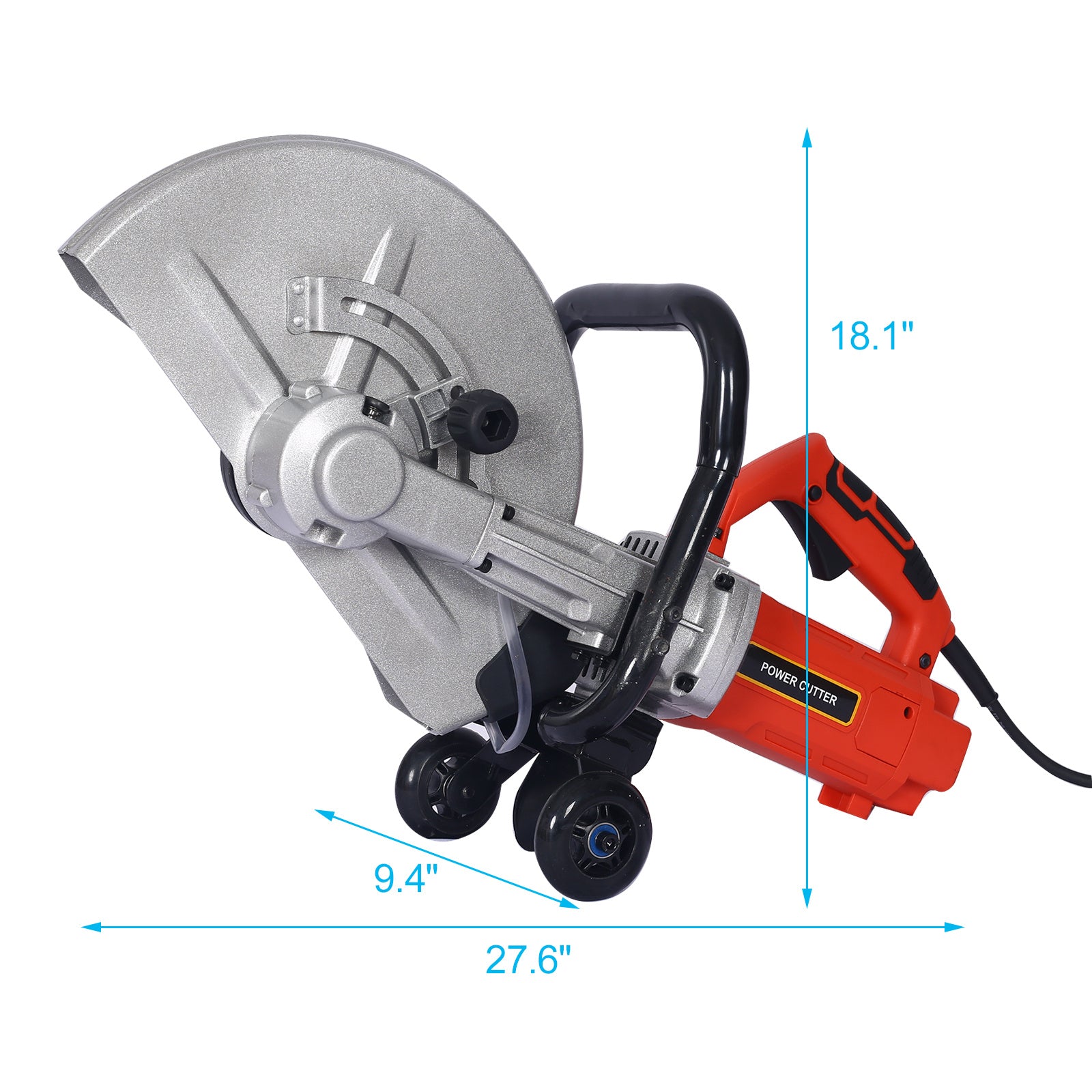 21f85723-1a21-45f0-b0bc-c419349cc860 electric 14" wet/dry concrete cut off saw with guide roller & water line attachment