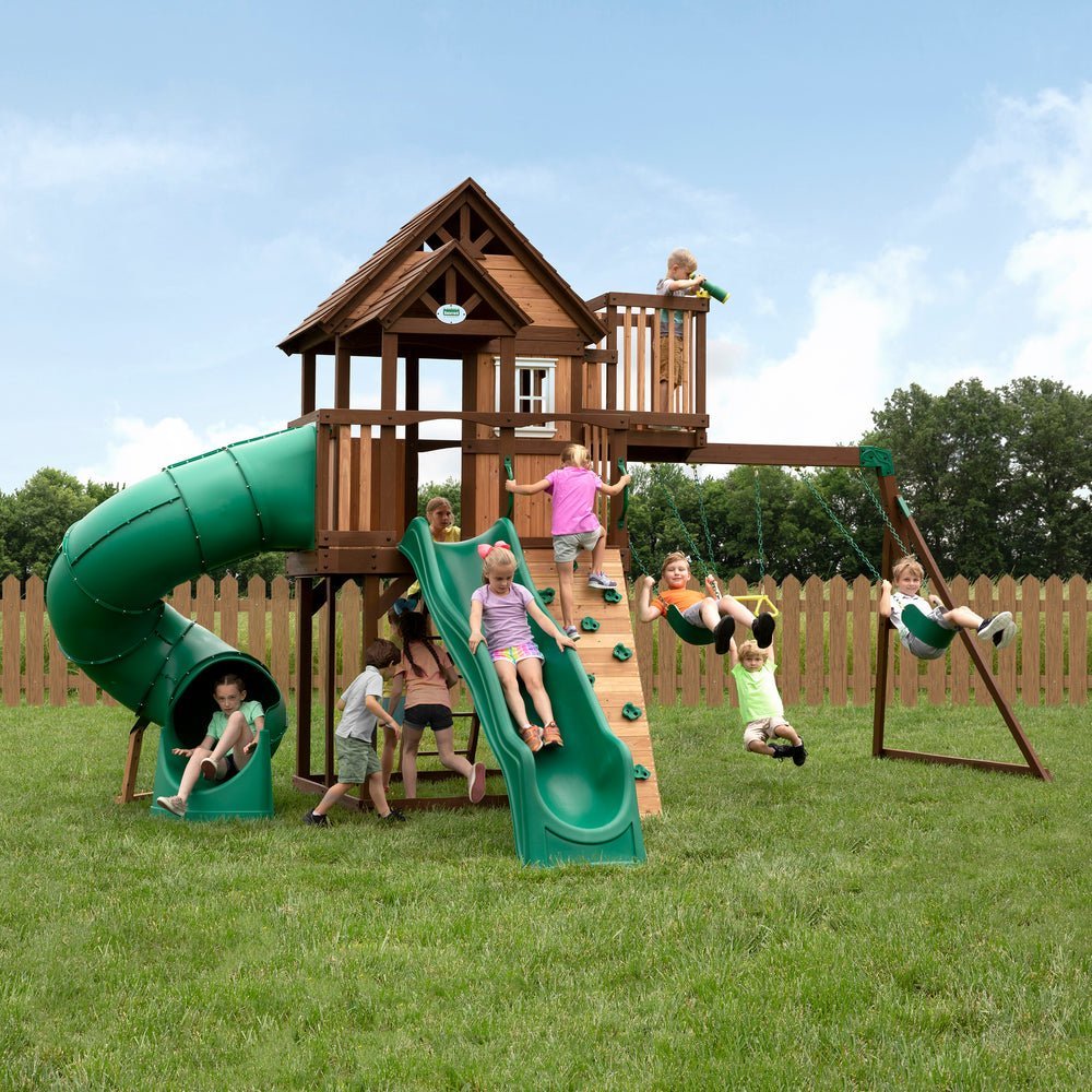 backyard discovery skyfort iii swing set