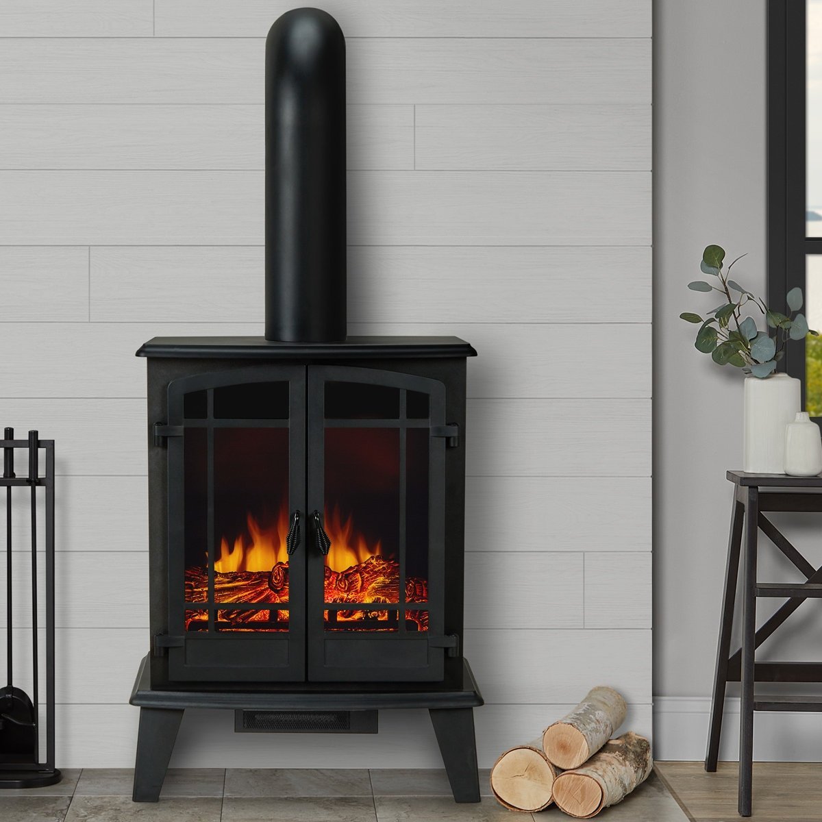 real flame foster 25″ electric fireplace