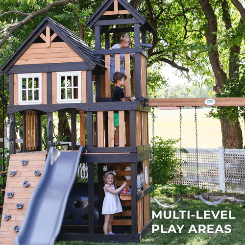 2300255_LIFETSTYLE-TEXT-1 backyard discovery mystic tower swing set