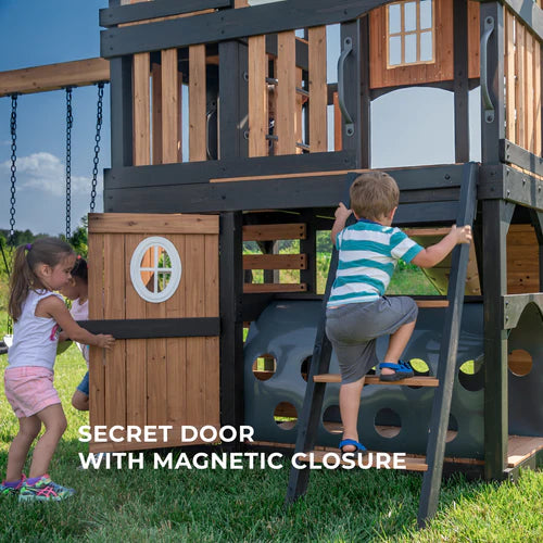 2300255_LIFETSTYLE-TEXT-5 backyard discovery mystic tower swing set