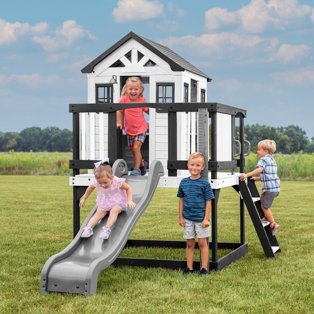 backyard discovery sweetwater heights elevated playhouse