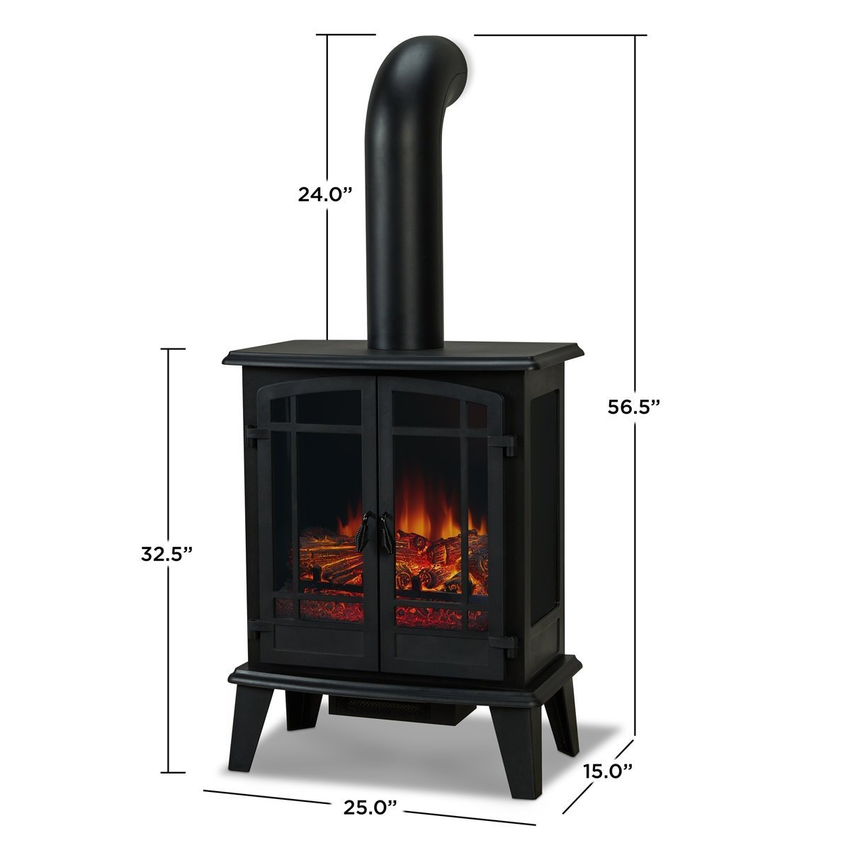 24-1 real flame foster 25″ electric fireplace