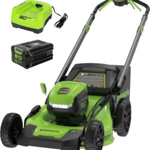 greenworks 80v 21 inch self propelled lawn mower