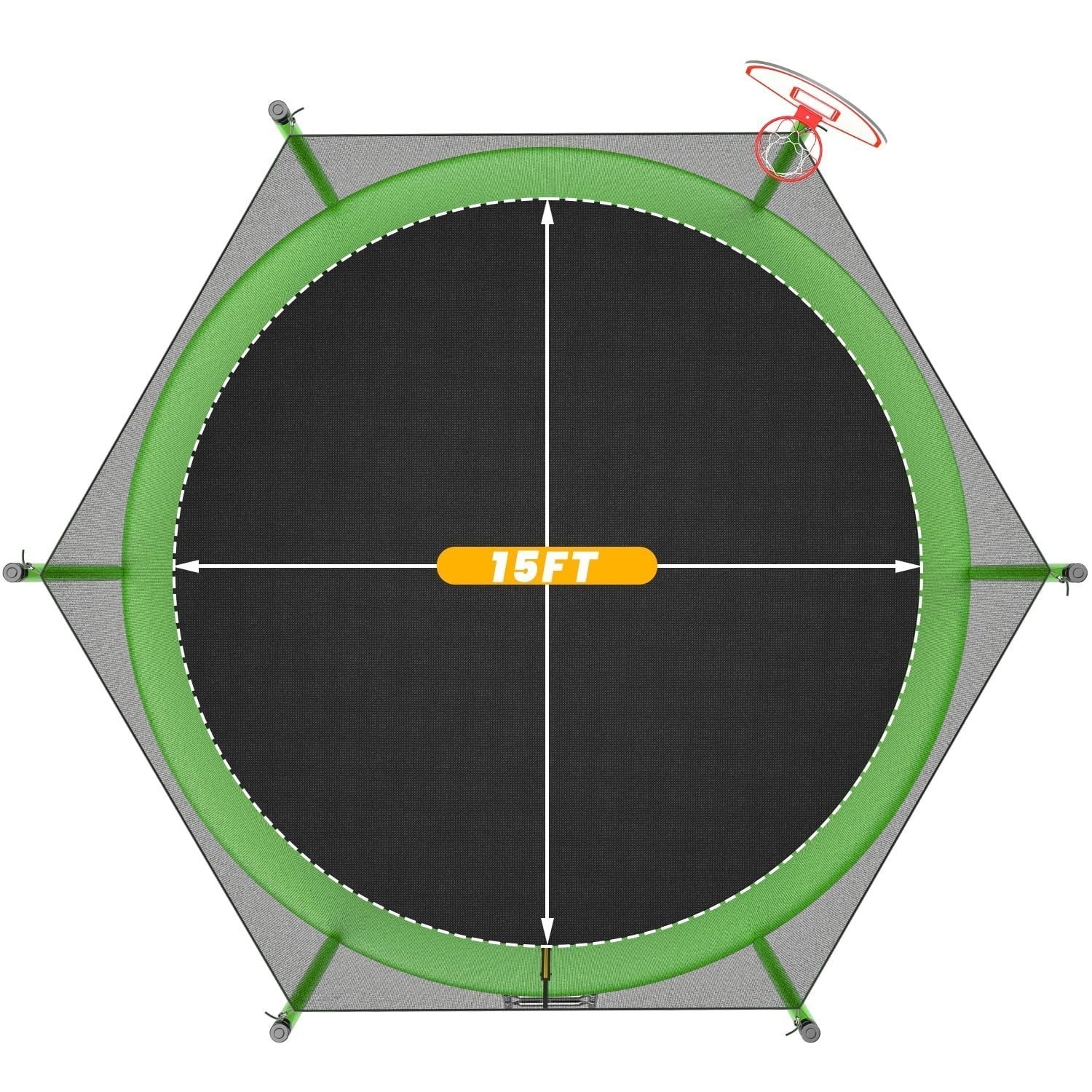 248-2-1 jumpflex hero 15ft trampoline
