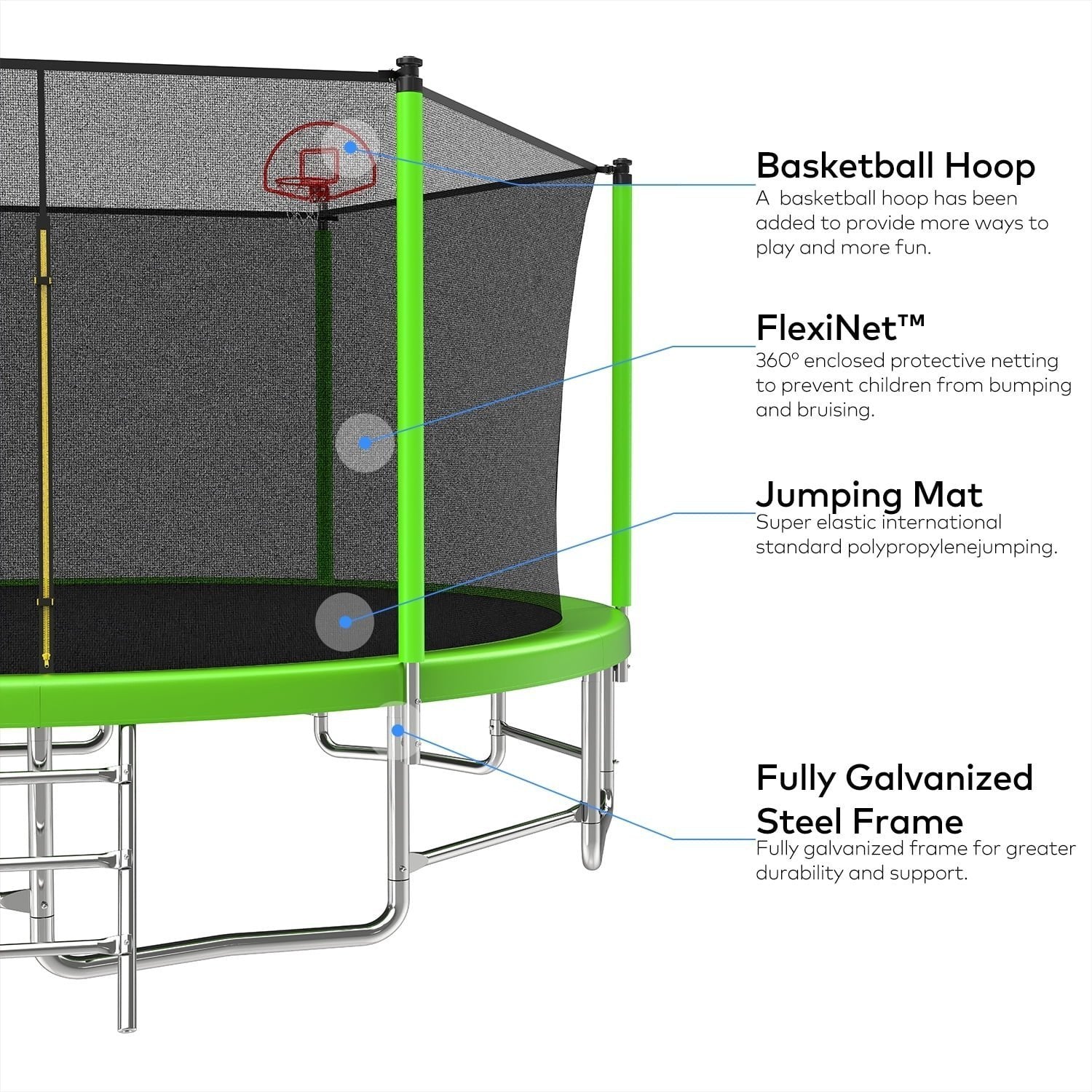 250-2-1 jumpflex hero 15ft trampoline