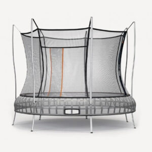 vuly safe outdoor trampoline round springless trampolines with safety enclosure net