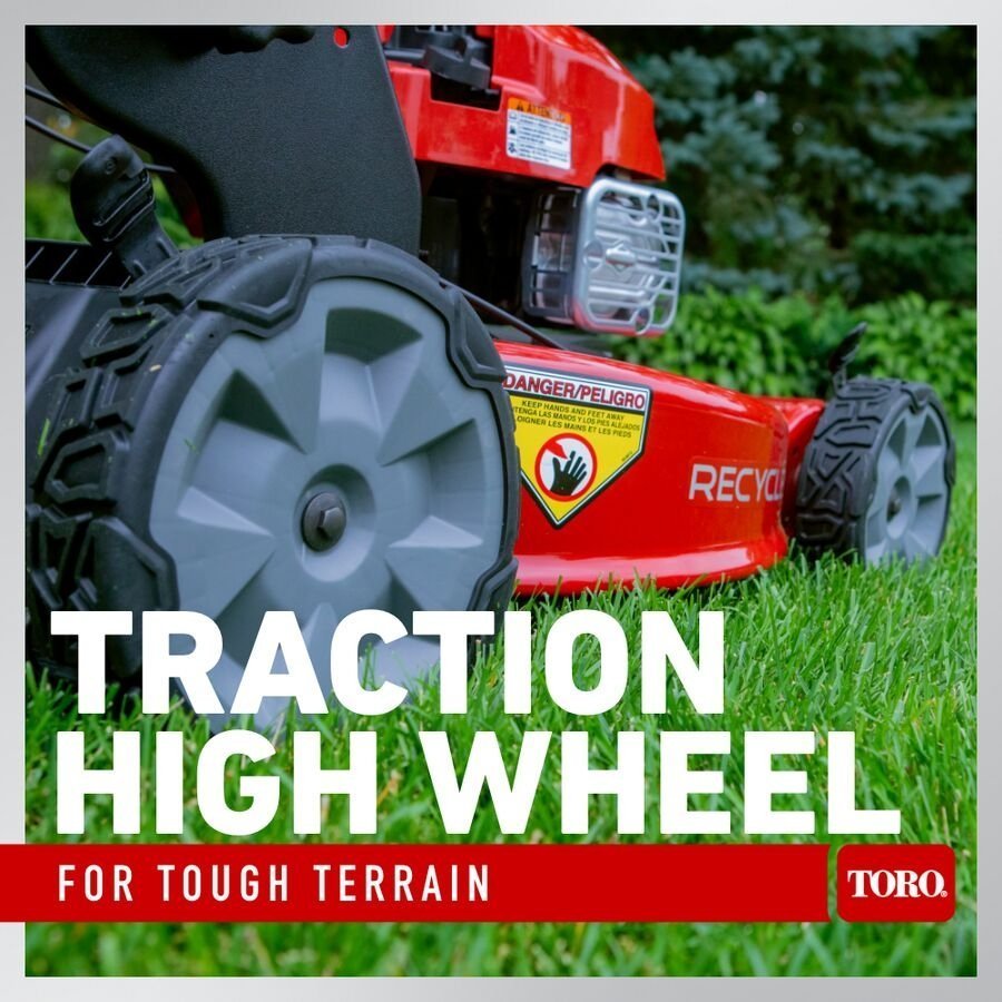 287 toro 22″ smartstow recycler self propelled gas lawn mower 21445