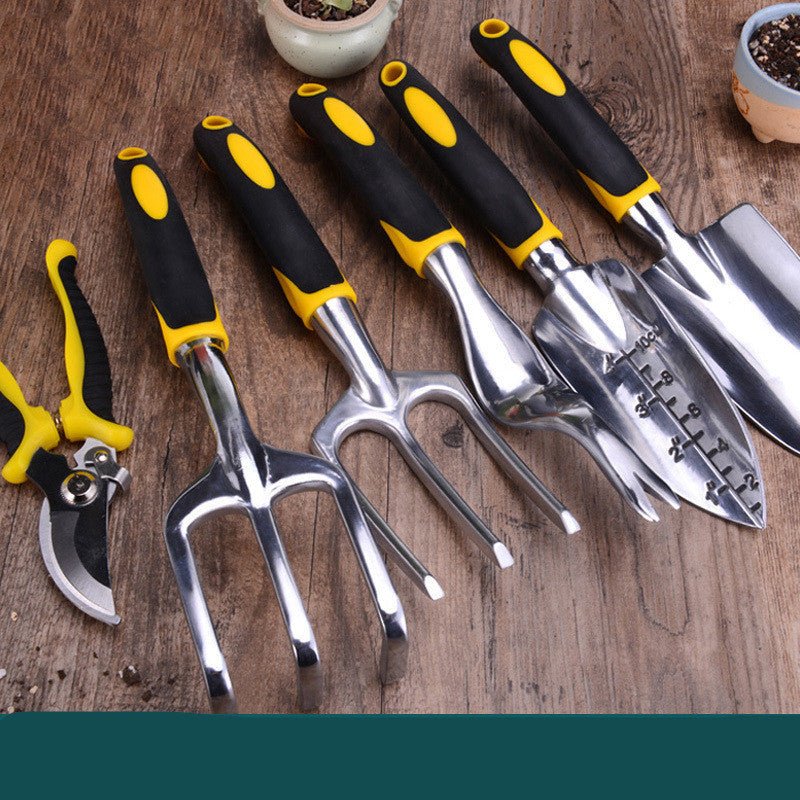2974092431100 garden planting tools family set 3 piece aluminum alloy shovel and potting tool kit