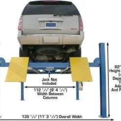 3-28 tuxedo fp12k k 12,000 lb cable driven 4 post lift