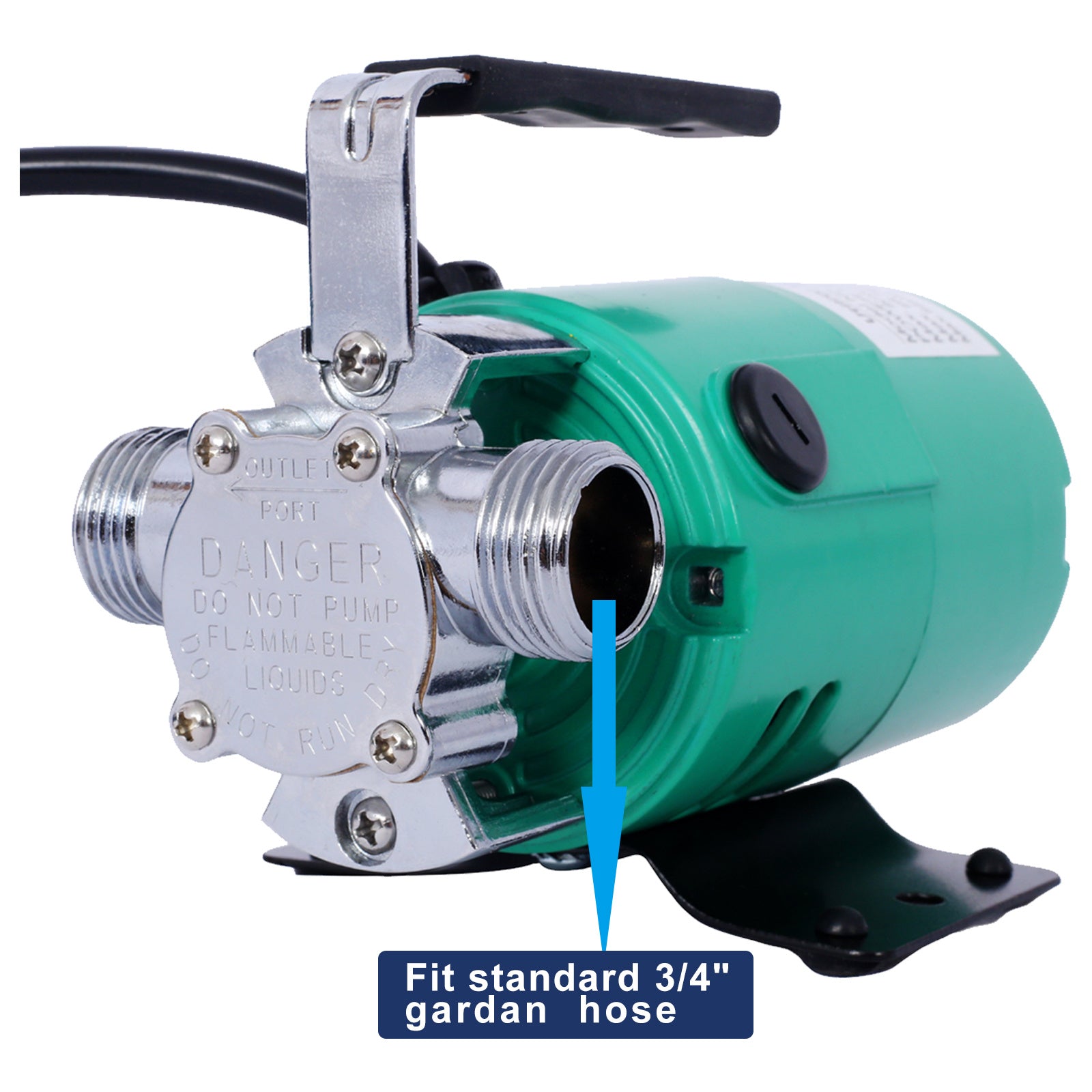 376e53c5-f9df-4109-b128-15c9e1d07b52 330 gph utility pump with 6 foot hose kit for garden, pool, hot tub, rain barrel