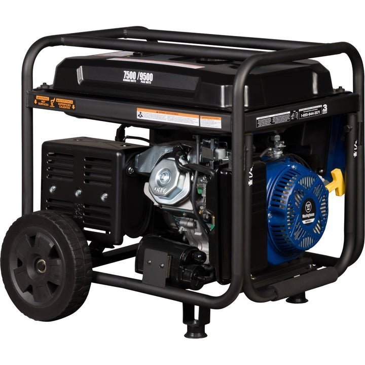 412 westinghouse wgen7500c 9500 peak watt portable generator