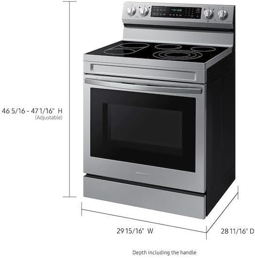 41nUpSHKKyL._AC samsung 6.3 cu. ft. smart freestanding electric range with no preheat air fry ne63a6711ss