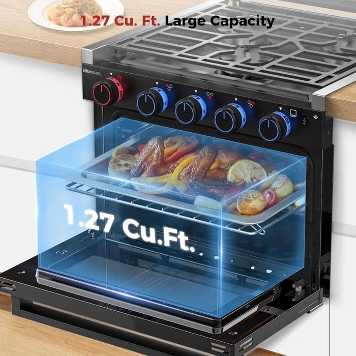 489-2 camplux 2 in 1 rv propane oven stove