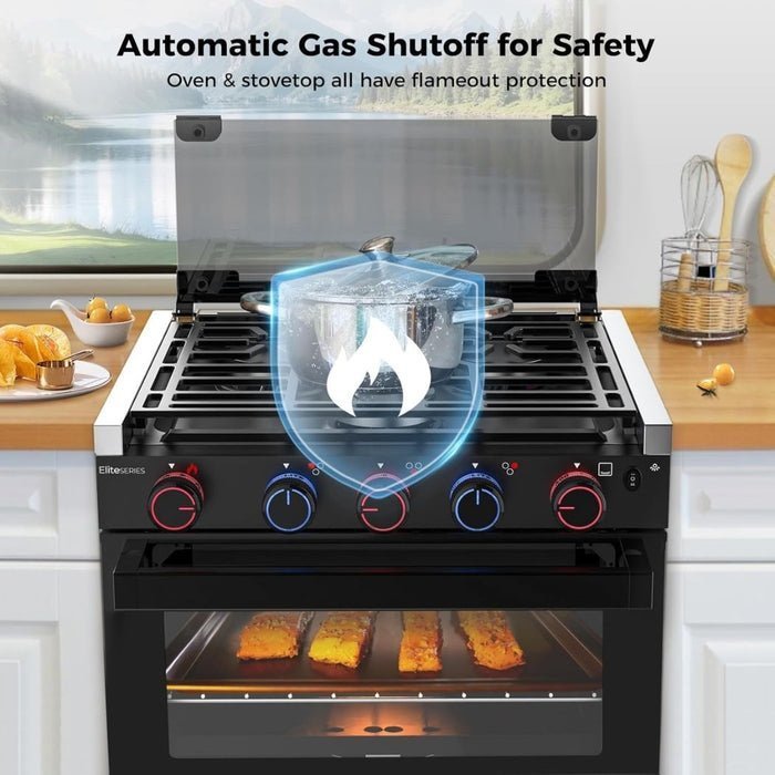 490-2 camplux 2 in 1 rv propane oven stove