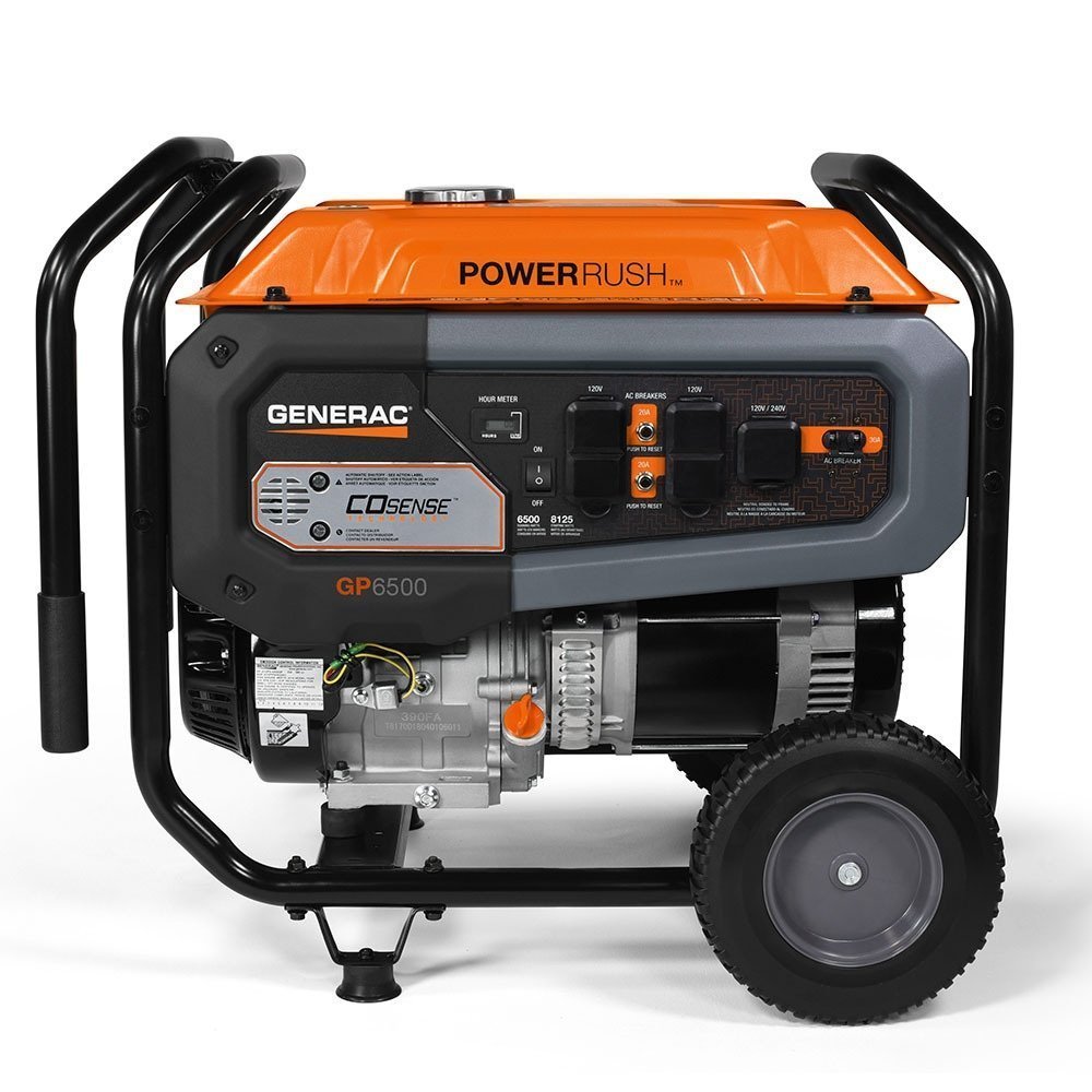 506 generac gp6500 portable generator