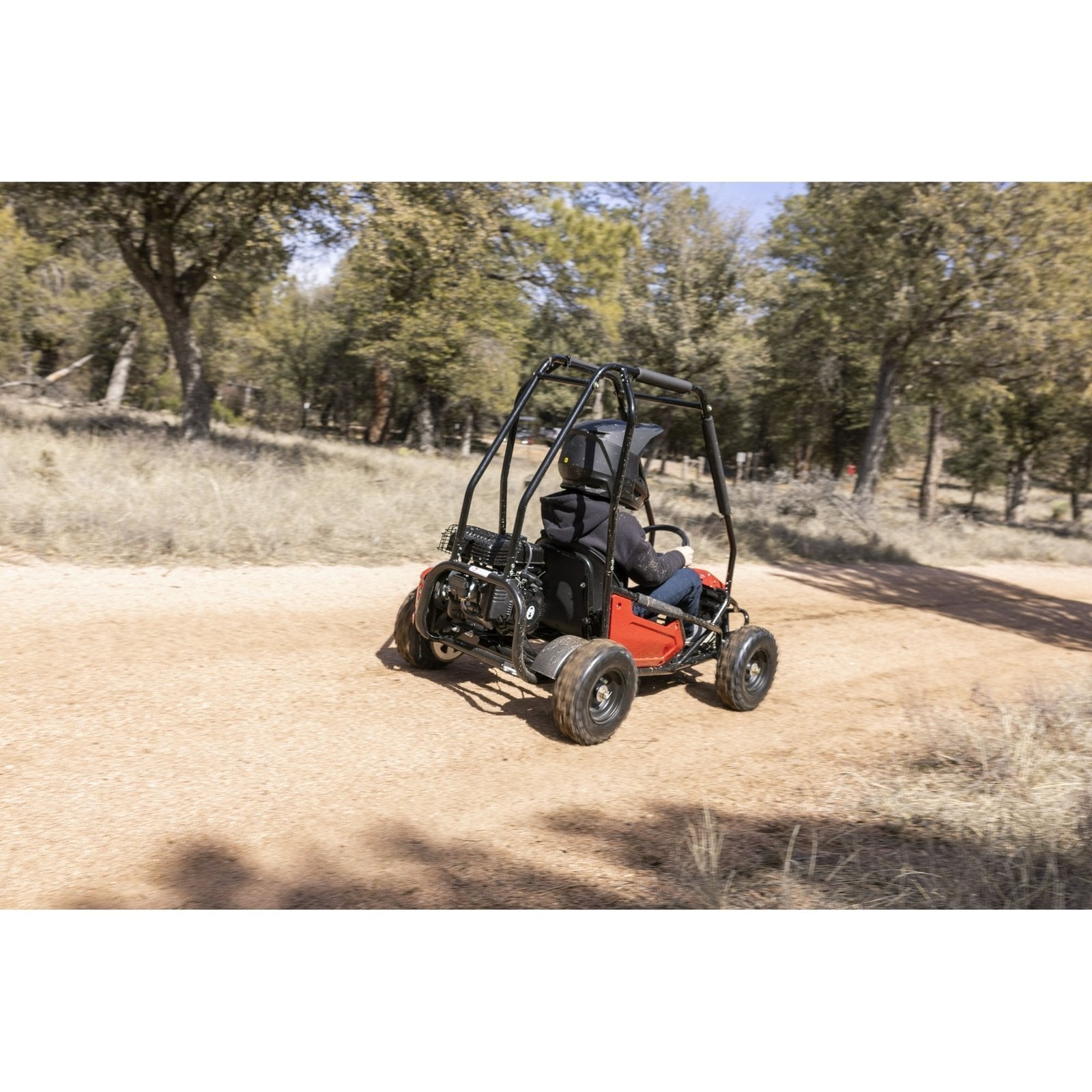 519-1-1 coleman powersports gk100 one seater go kart