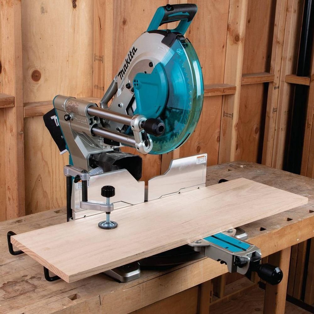 53 makita ls1219l 12″ dual bevel sliding compound miter saw with laser