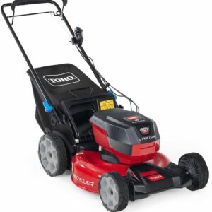 toro 60v recycler smartstow 21″ rwd self propelled mower #21356