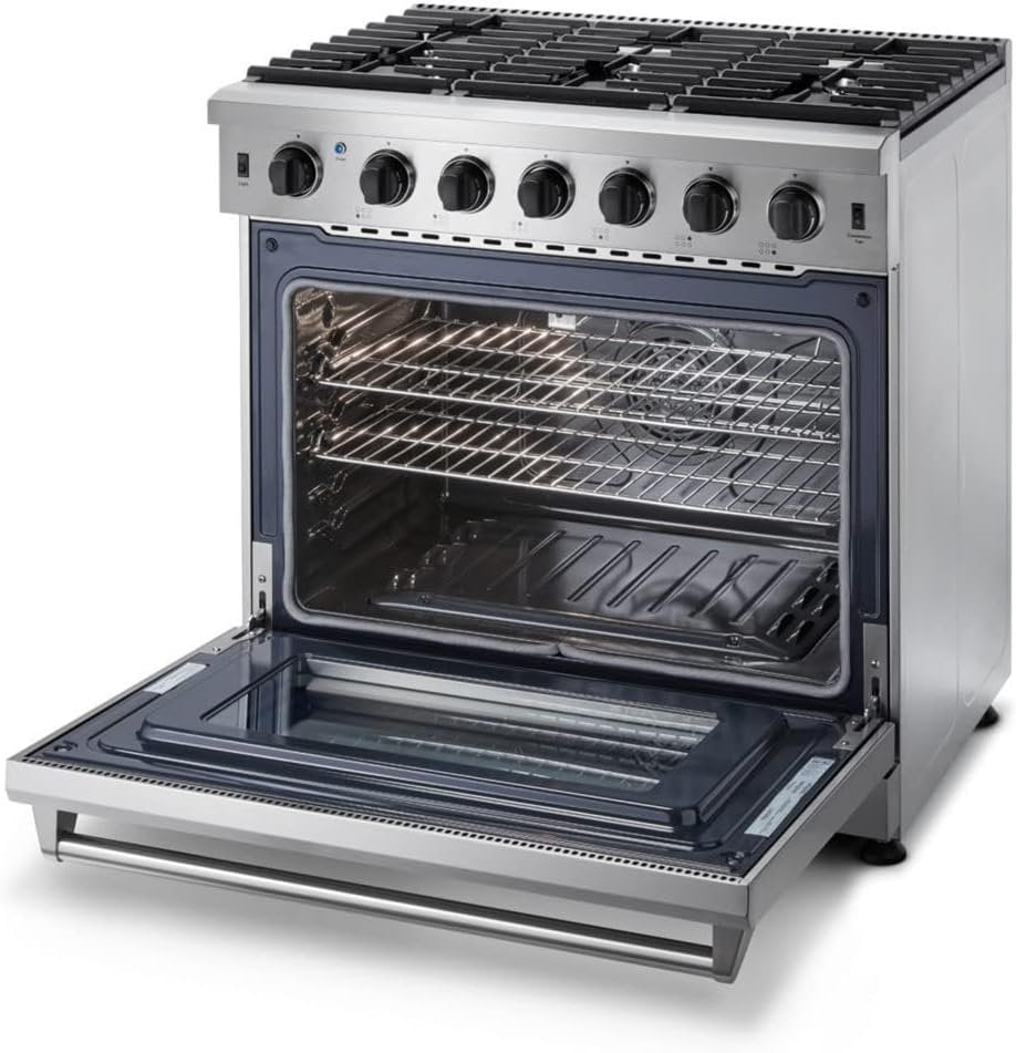 61n9bEEAbFL._AC_SL1024 thor kitchen 36 inch gas range lrg3601u