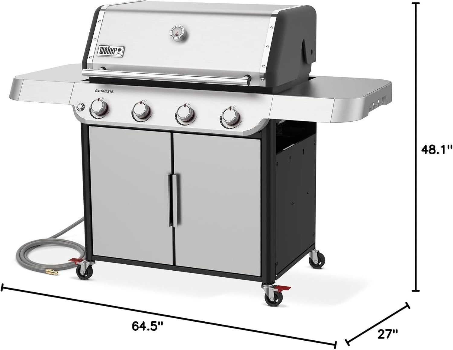 61vTGarOrkL._AC_SL1500 weber genesis s 415 gas grill (natural gas)