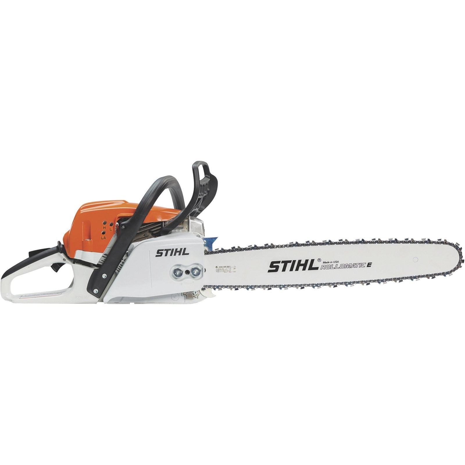 stihl gas powered chainsaw, 20in. bar, 55.5cc, 0.325in. chain pitch, model# ms 291 20