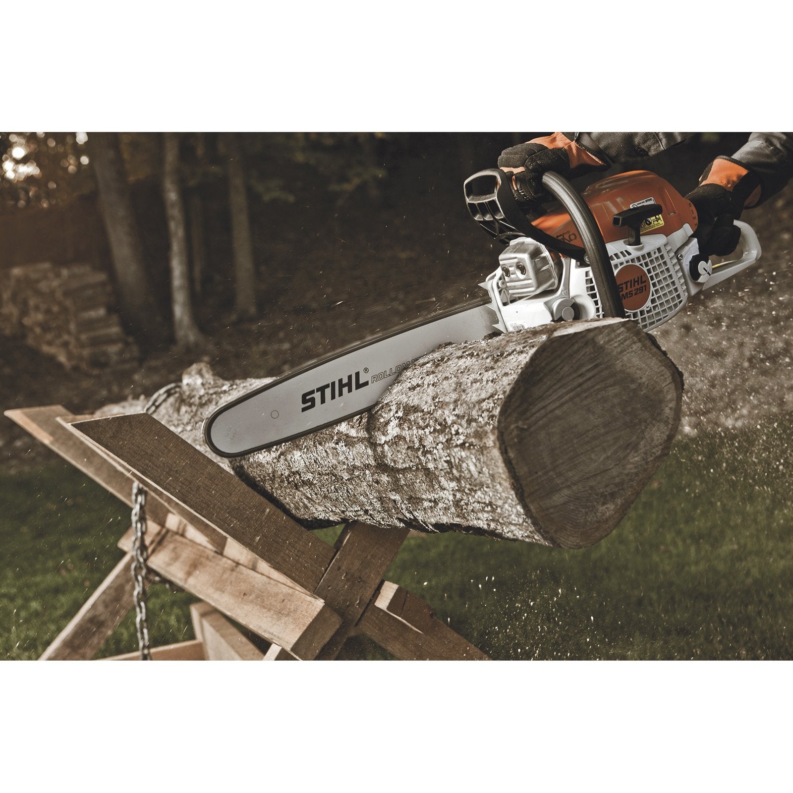 63872_7 stihl gas powered chainsaw, 20in. bar, 55.5cc, 0.325in. chain pitch, model# ms 291 20