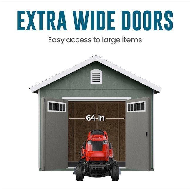 66446637 heartland asheville 10 ft x 12 ft gable style wood outdoor storage shed