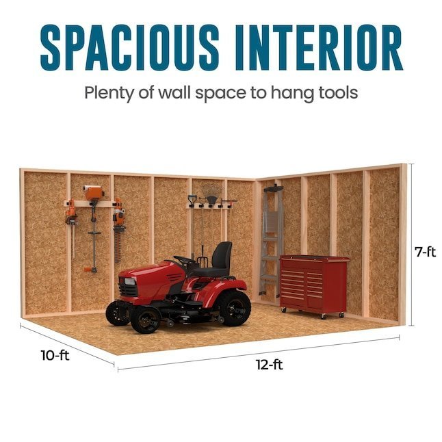 66446712 heartland asheville 10 ft x 12 ft gable style wood outdoor storage shed