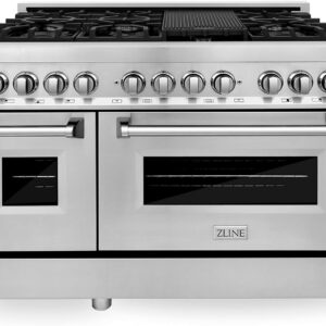 Home zline 48″ professional dual fuel range
