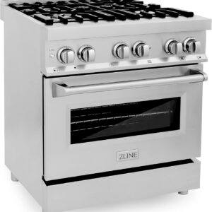 zline 30″ dual fuel range ra30