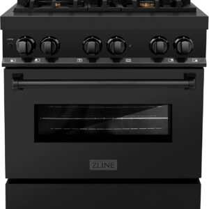 Home zline legacy 30″ 4.0 cu. ft. dual fuel range rab br 30