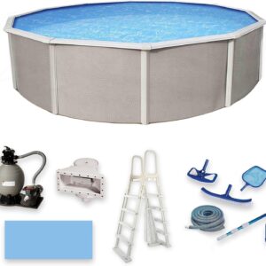 blue wave belize 15′ round above ground pool