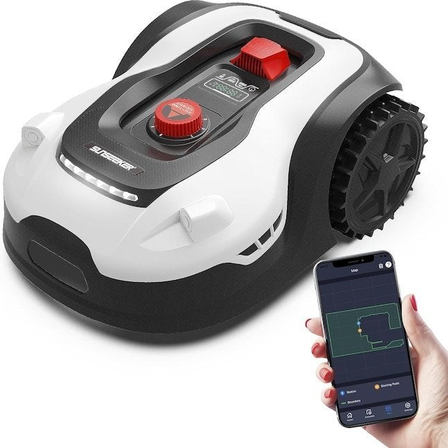 wild badger power sunseeker l robotic lawn mower