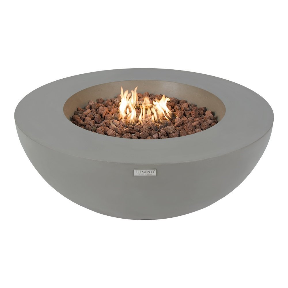 orren ellis lunar bowl / roca outdoor concrete fire pit