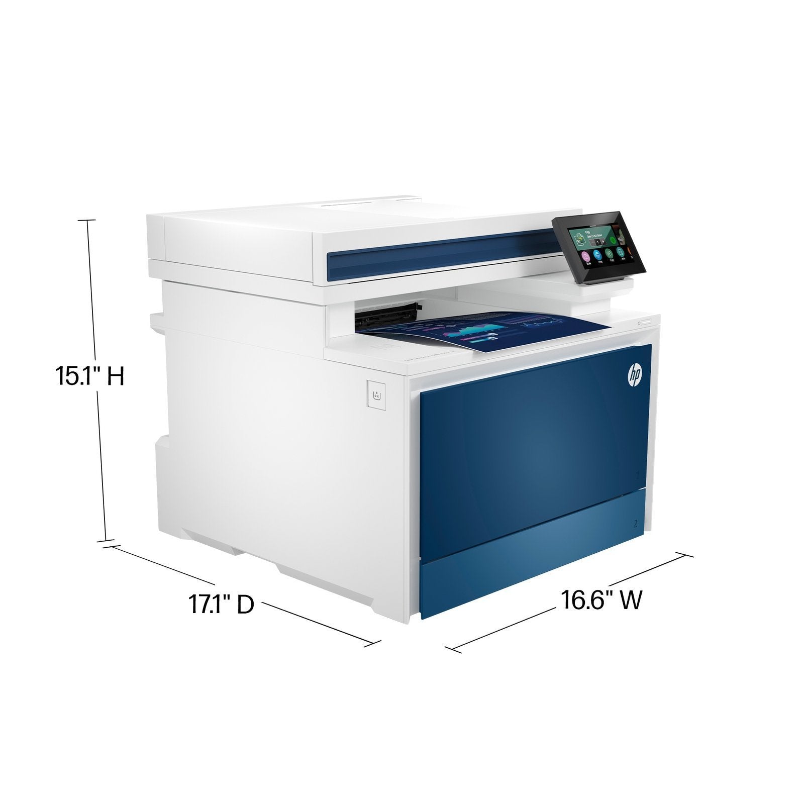 887-1 hp color laserjet pro mfp 4301fdw printer