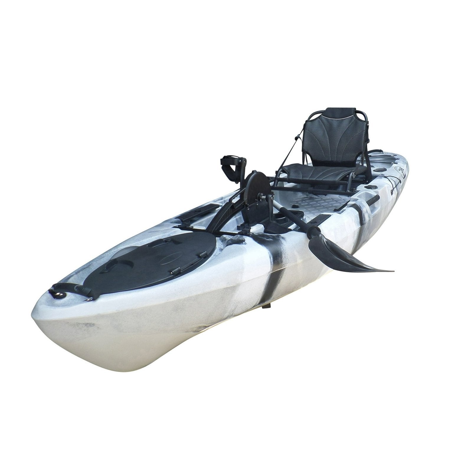 bkc pk11 10.6′ single propeller pedal drive fishing kayak