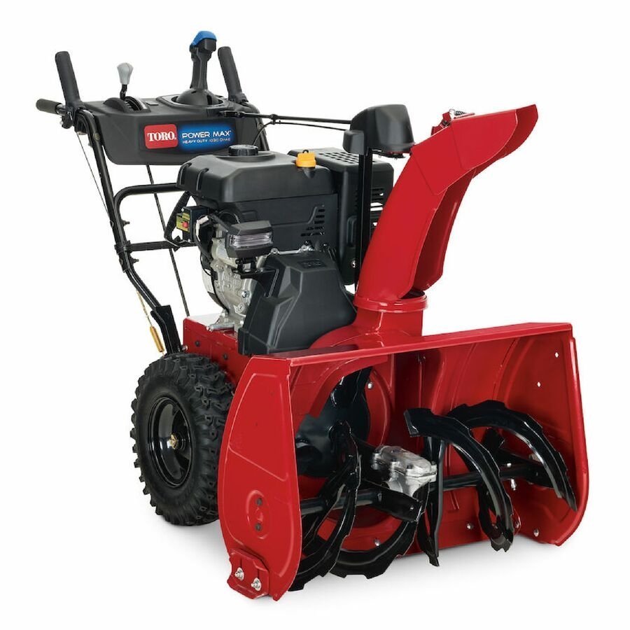 toro power max hd 1030 two stage electric start gas snow blower